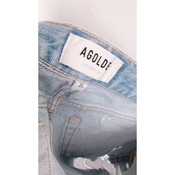 Agolde Parker Vintage Cut Off Short in Swapmeet 25” - Picture 9 of 10